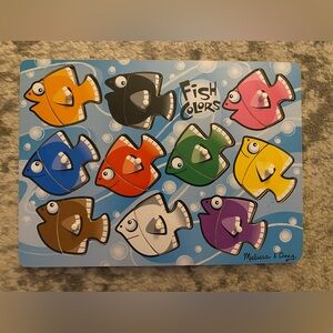 COPY - Melissa & Doug Fish Colors Mix n Match Peg Puzzle